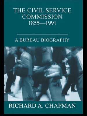 cover image of Civil Service Commission 1855-1991
